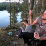 air guitar knitting0 Little Big Billy Sound Guy (Harri Loiva), (Ville Kumpulainen) and Tuomas Salolahti Clelery