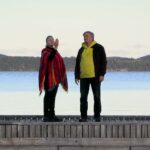 mylene ja mikko laiturilla mylene ja mikko laiturilla